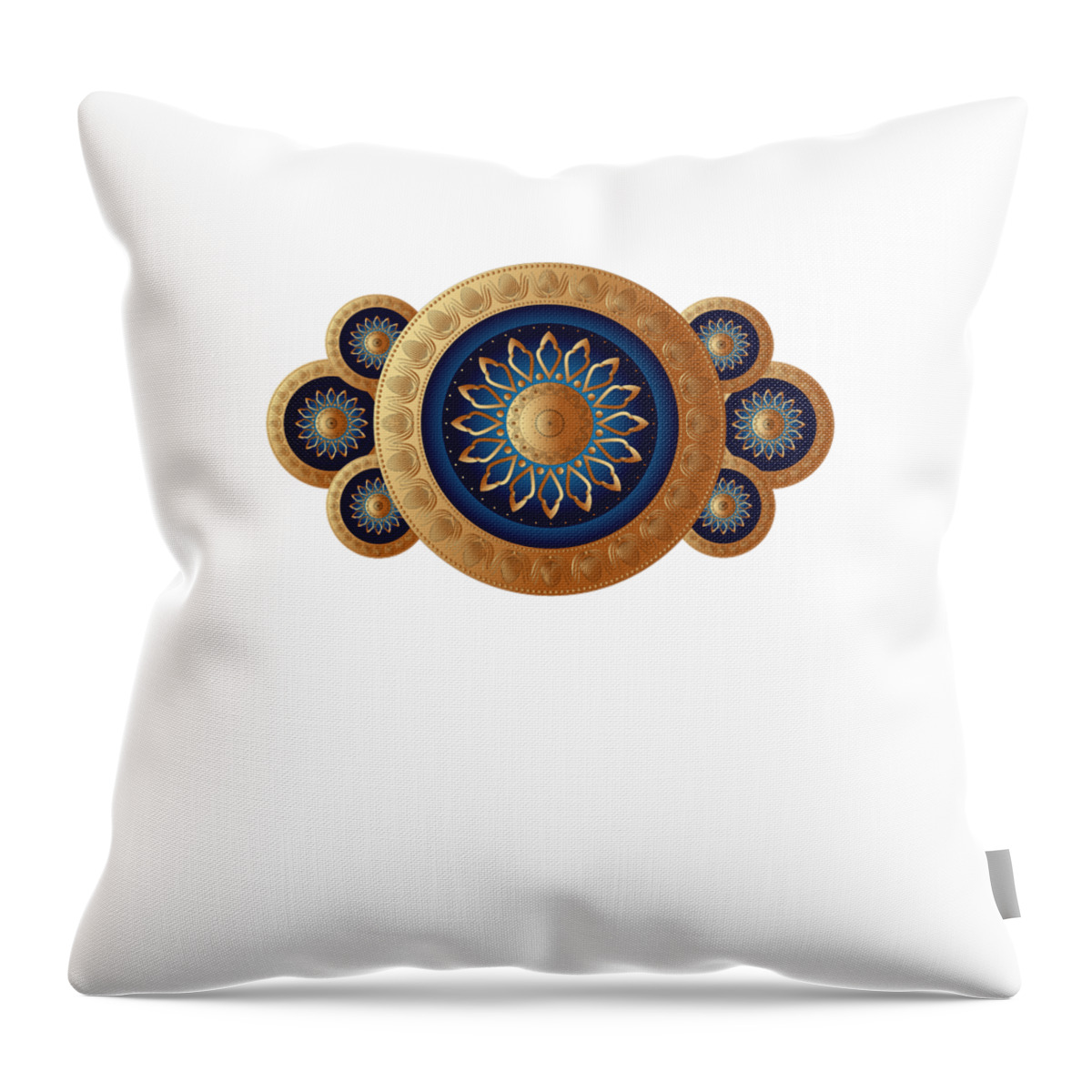 Modern Throw Pillow featuring the digital art Kuklos No 4302 #1 by Alan Bennington