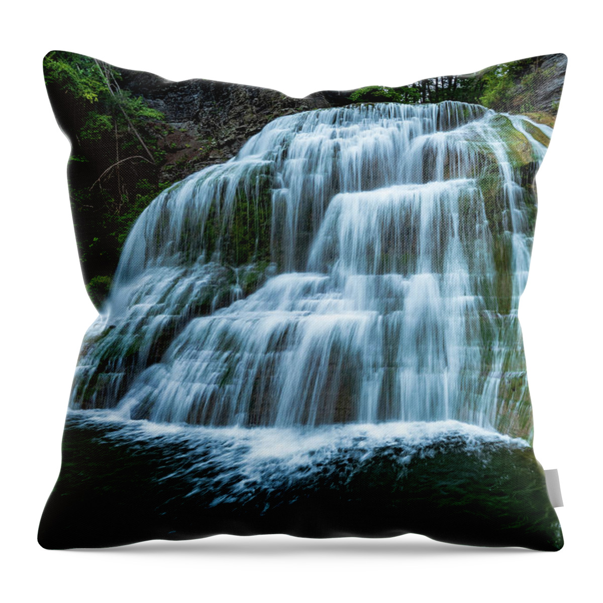 2018 Throw Pillow featuring the photograph Lower Fals #2 by Stef Ko