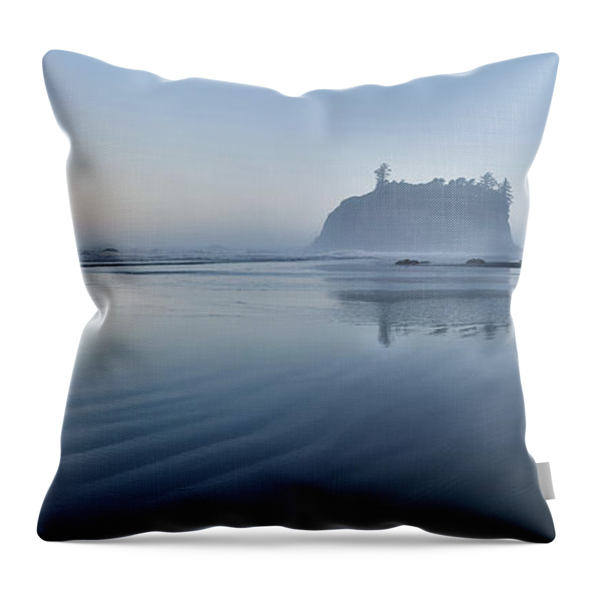 Jon Glaser Throw Pillow featuring the photograph Photographer at Olympic #1 by Jon Glaser
