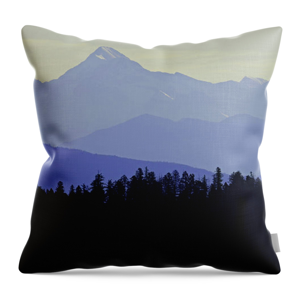 Purple Throw Pillow featuring the photograph Purple Mountains Majesty #1 by Whispering Peaks Photography