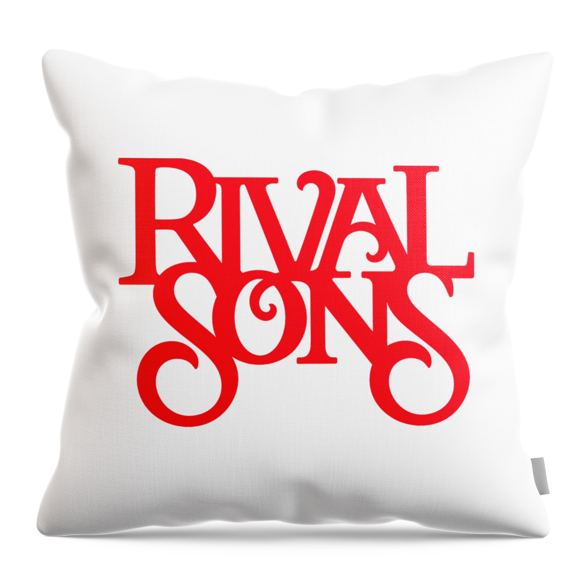 Rival Sons Throw Pillow featuring the digital art Rival Sons #1 by Namururira Abc