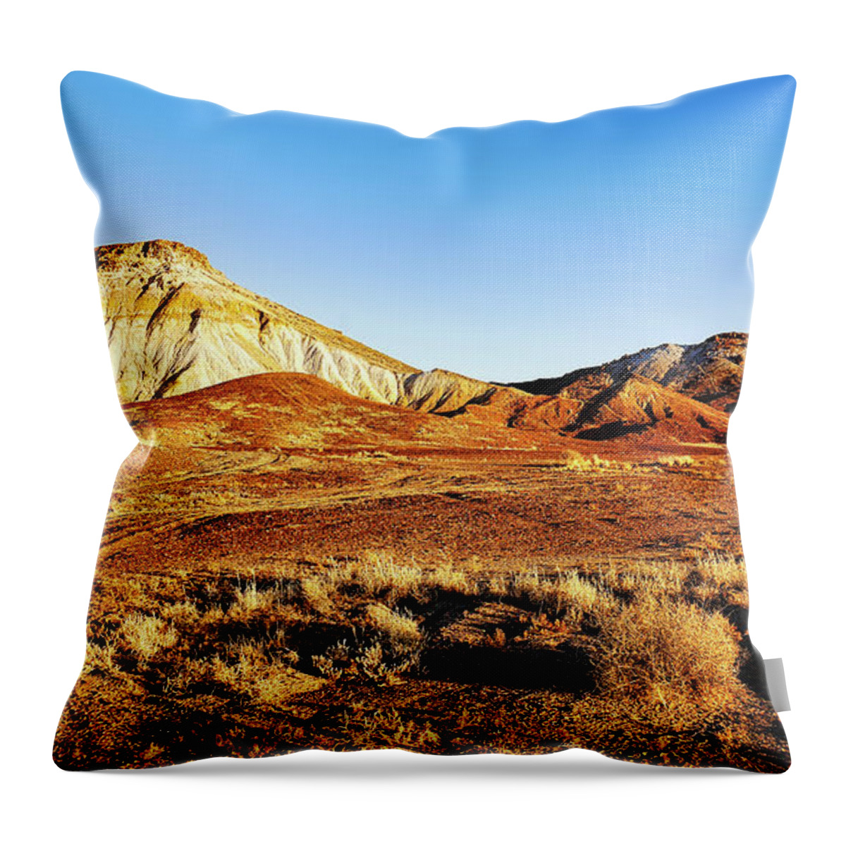 Sunset Throw Pillow featuring the photograph Sunset on Kanku Breakaways - South Australia #1 by Lexa Harpell