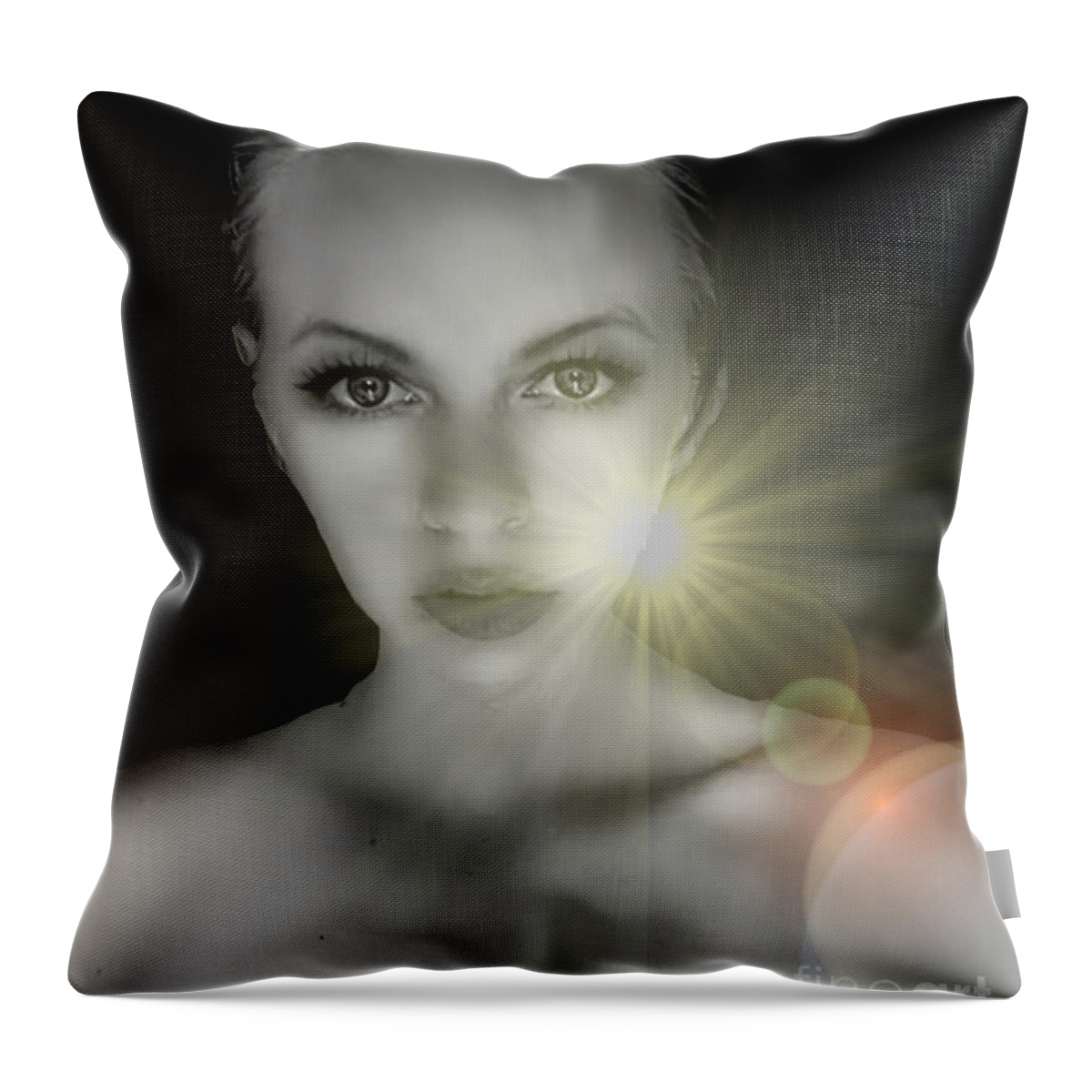 The Light Throw Pillow featuring the photograph The Light #1 by Yvonne Padmos