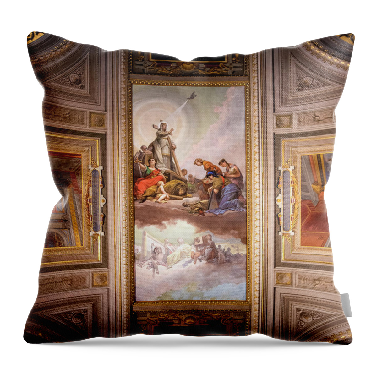Truth Throw Pillow featuring the photograph The Triumph of Truth Over Falsehood - Domenico Torti #1 by David Downs