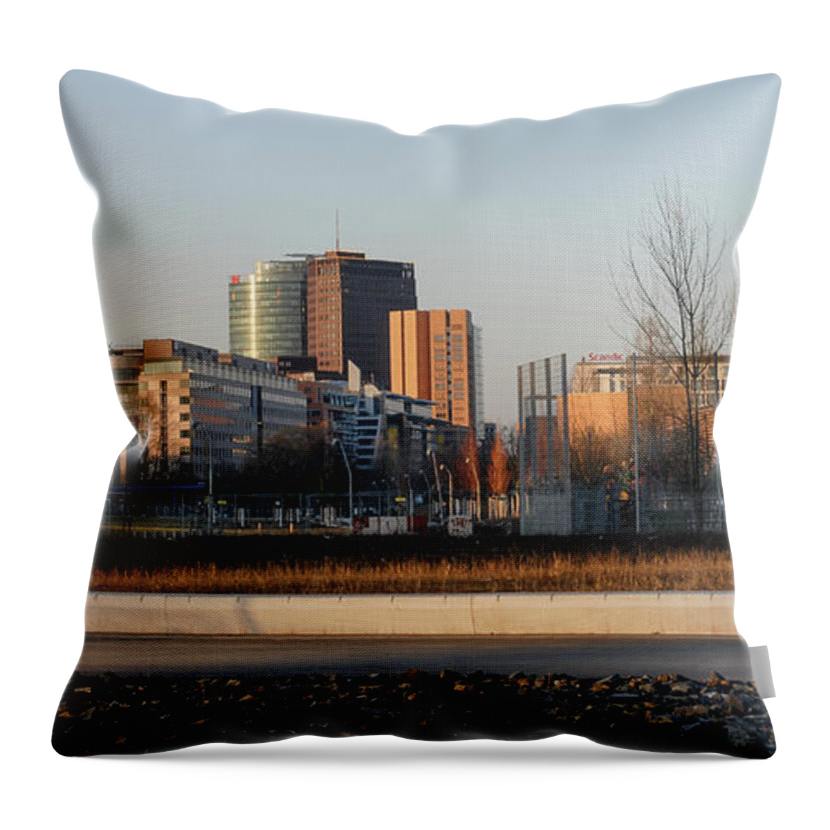 Architecture Throw Pillow featuring the photograph Berlin #10 by Eleni Kouri