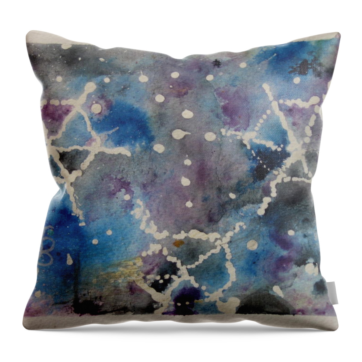  Throw Pillow featuring the drawing 102-1113 by AJ Brown