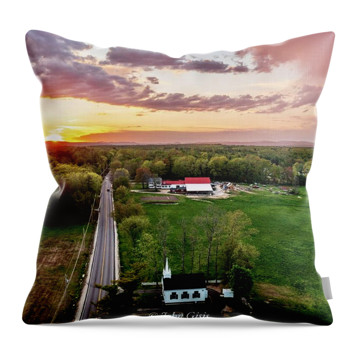  Throw Pillow featuring the photograph Rochester #103 by John Gisis