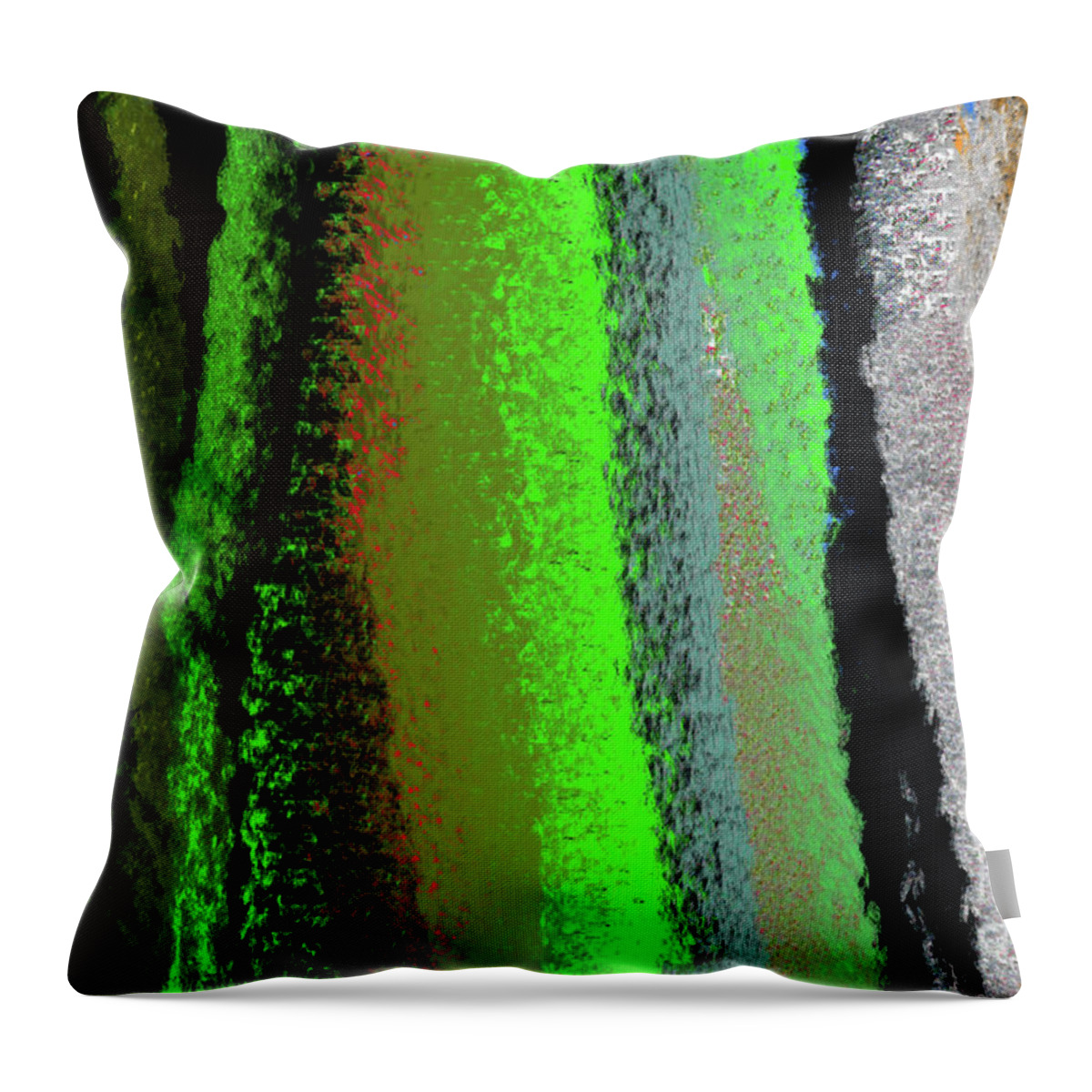  Throw Pillow featuring the digital art 12-1-2022z by Walter Paul Bebirian