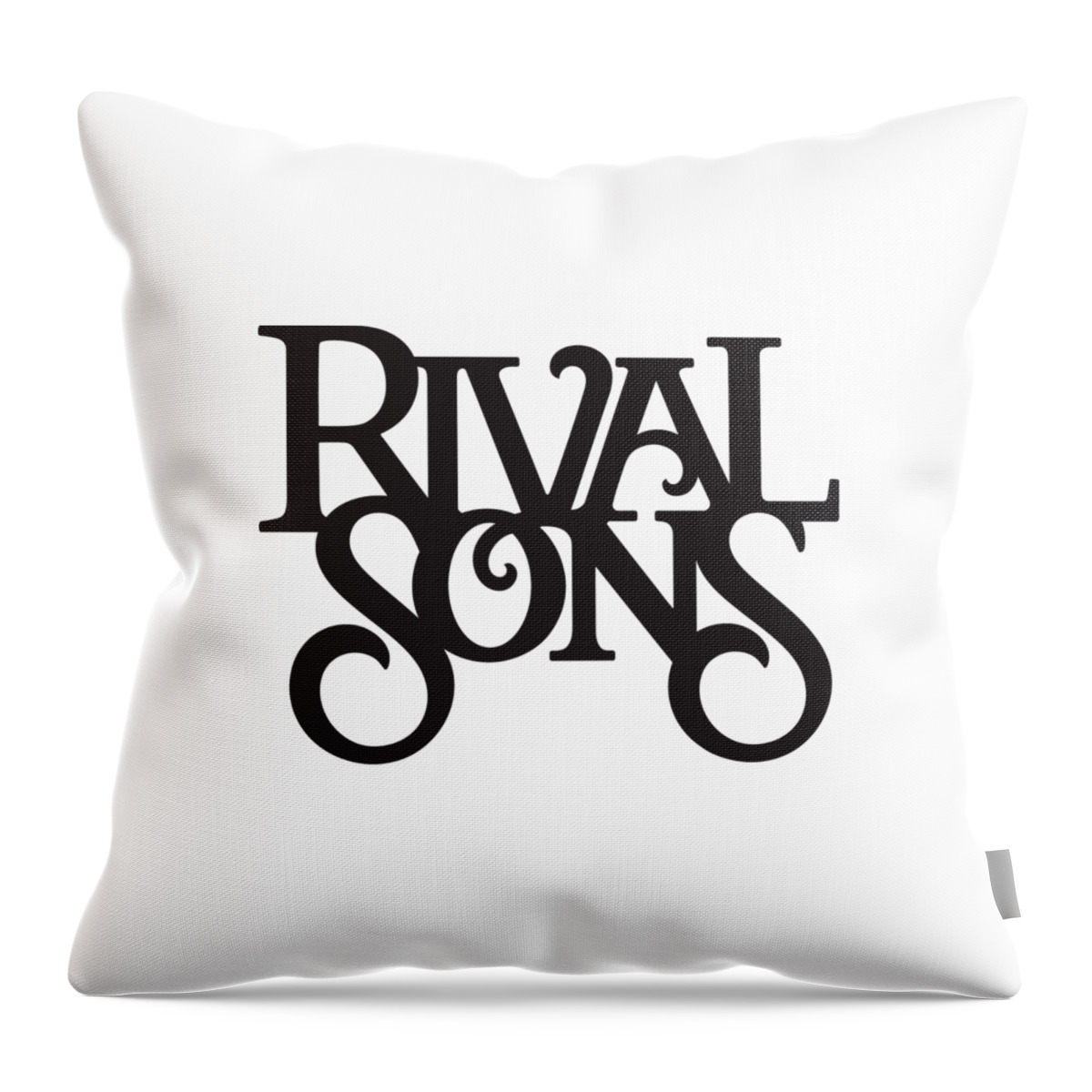 Rival Sons Band Throw Pillow featuring the digital art Best Seller #14 by Simone Birden