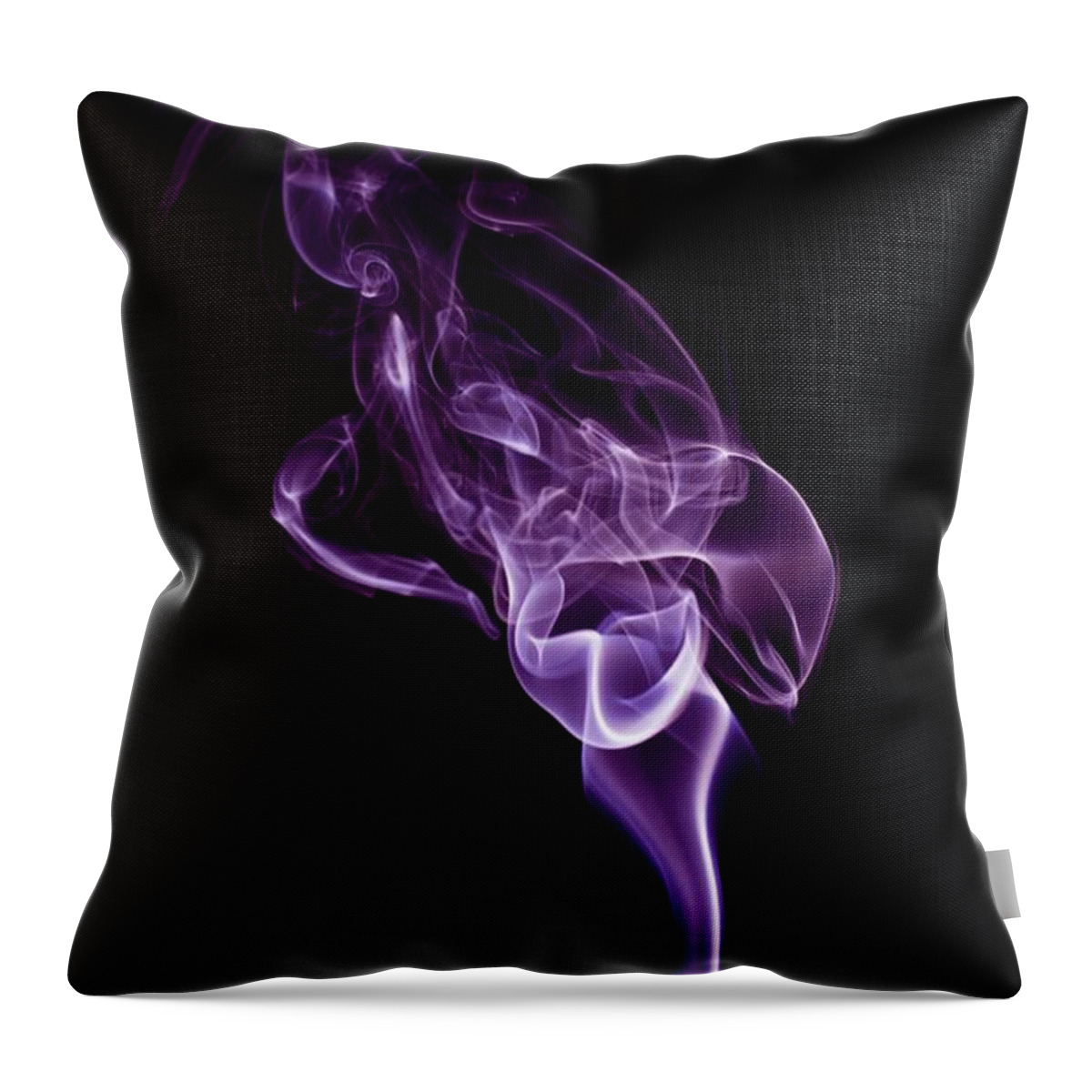 Smoke Throw Pillow featuring the photograph Beauty in smoke #18 by Martin Smith