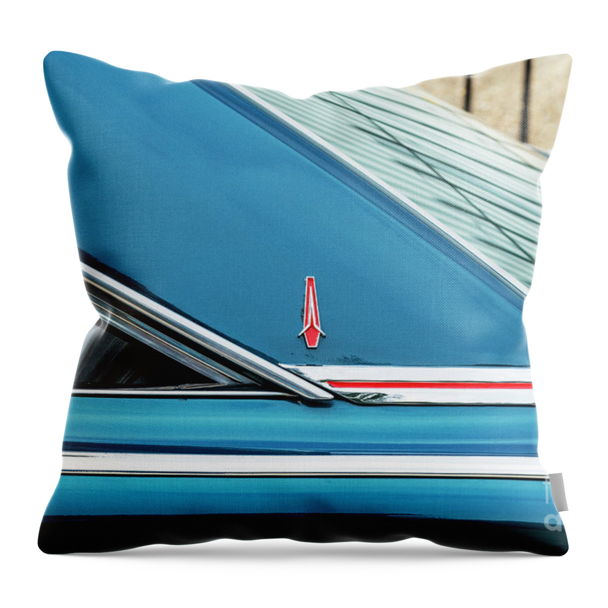 Plymouth Throw Pillow featuring the photograph 1966 Plymouth Coupe by Tim Gainey