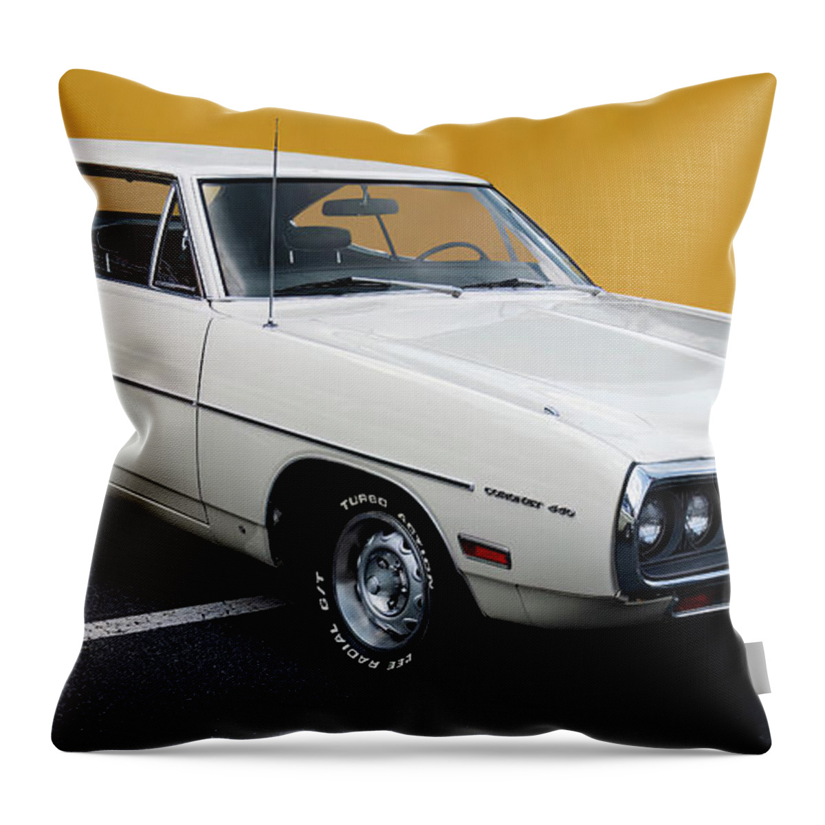 1970 Dodge Coronet 440 Throw Pillow featuring the photograph 1970 Dodge Coronet 440 by Flees Photos