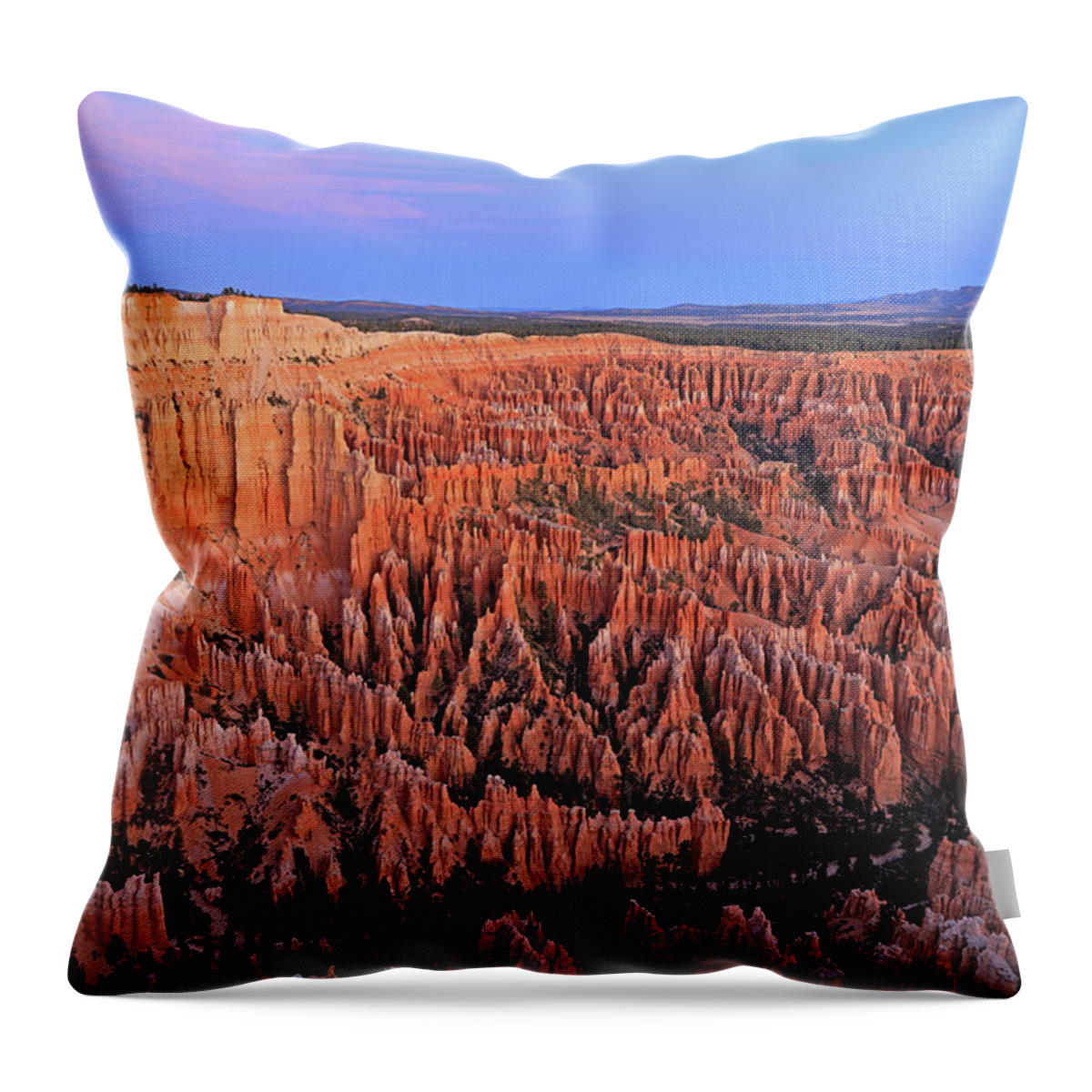 Bryce Canyon National Park Throw Pillow featuring the photograph Bryce Canyon National Park #4 by Richard Krebs