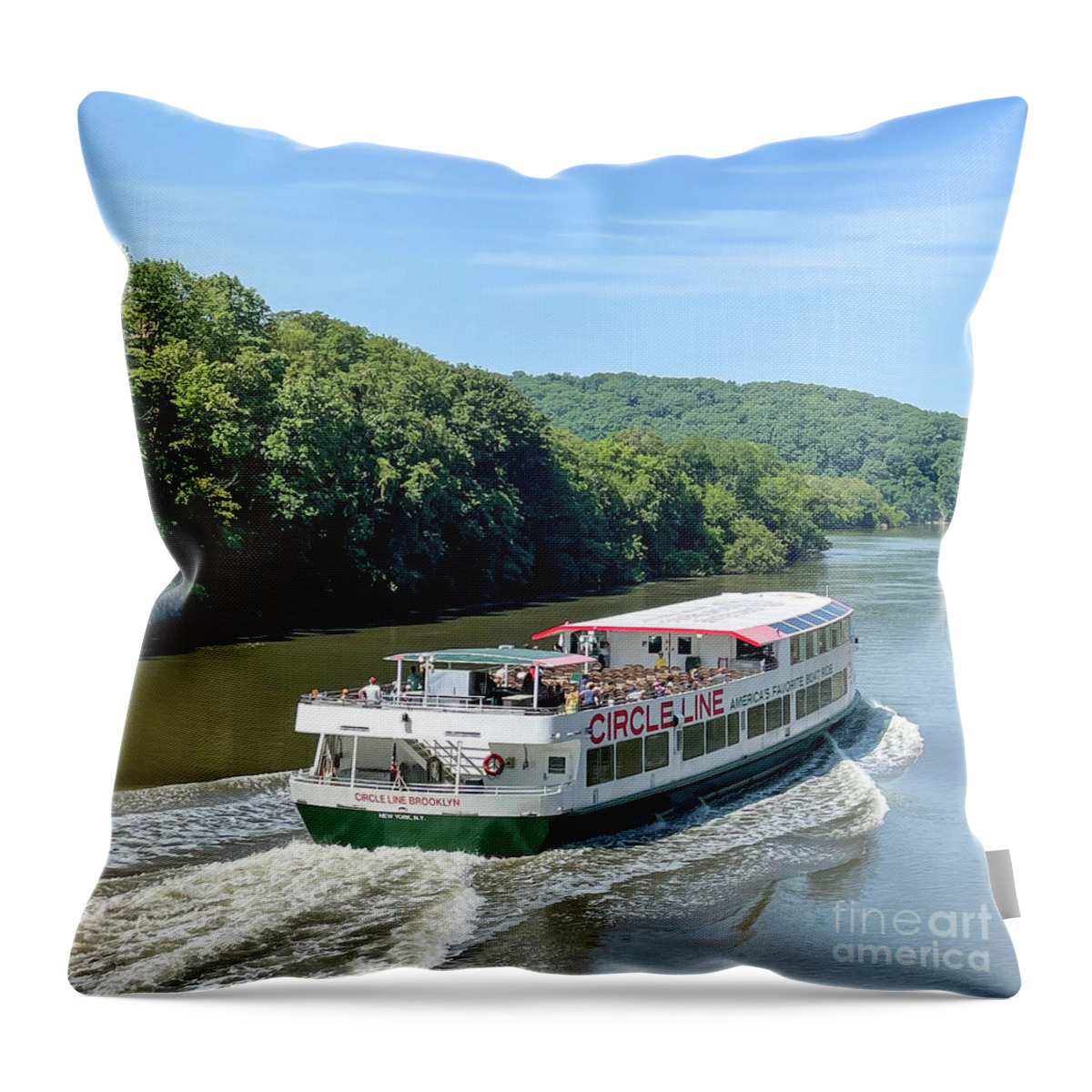 Circle Line Throw Pillow featuring the photograph Circle Line #2 by Cole Thompson