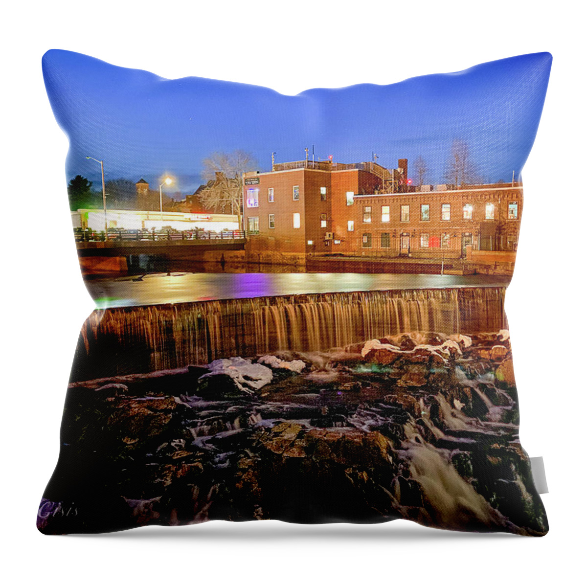  Throw Pillow featuring the photograph Dover #2 by John Gisis