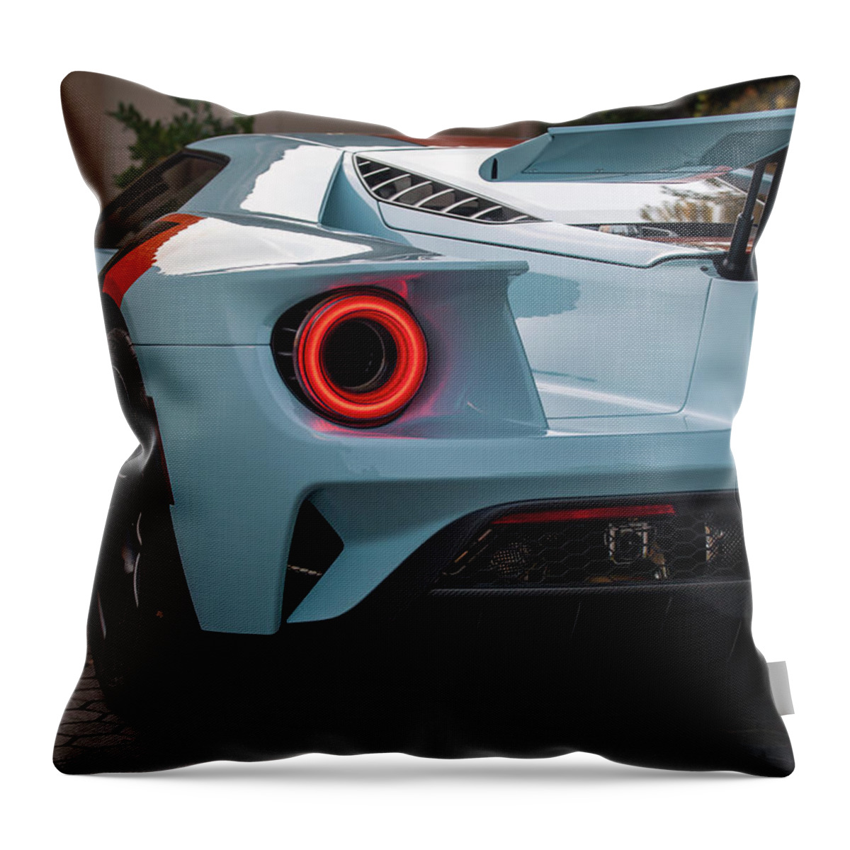 Cobra Throw Pillow featuring the photograph #Ford #GT #Print #2 by ItzKirb Photography