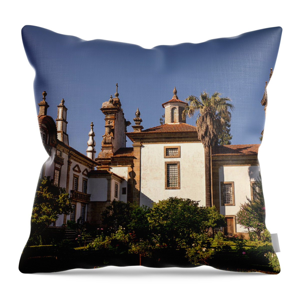 Mateus Throw Pillow featuring the photograph Mateus Palace, Vila Real #2 by Pablo Lopez