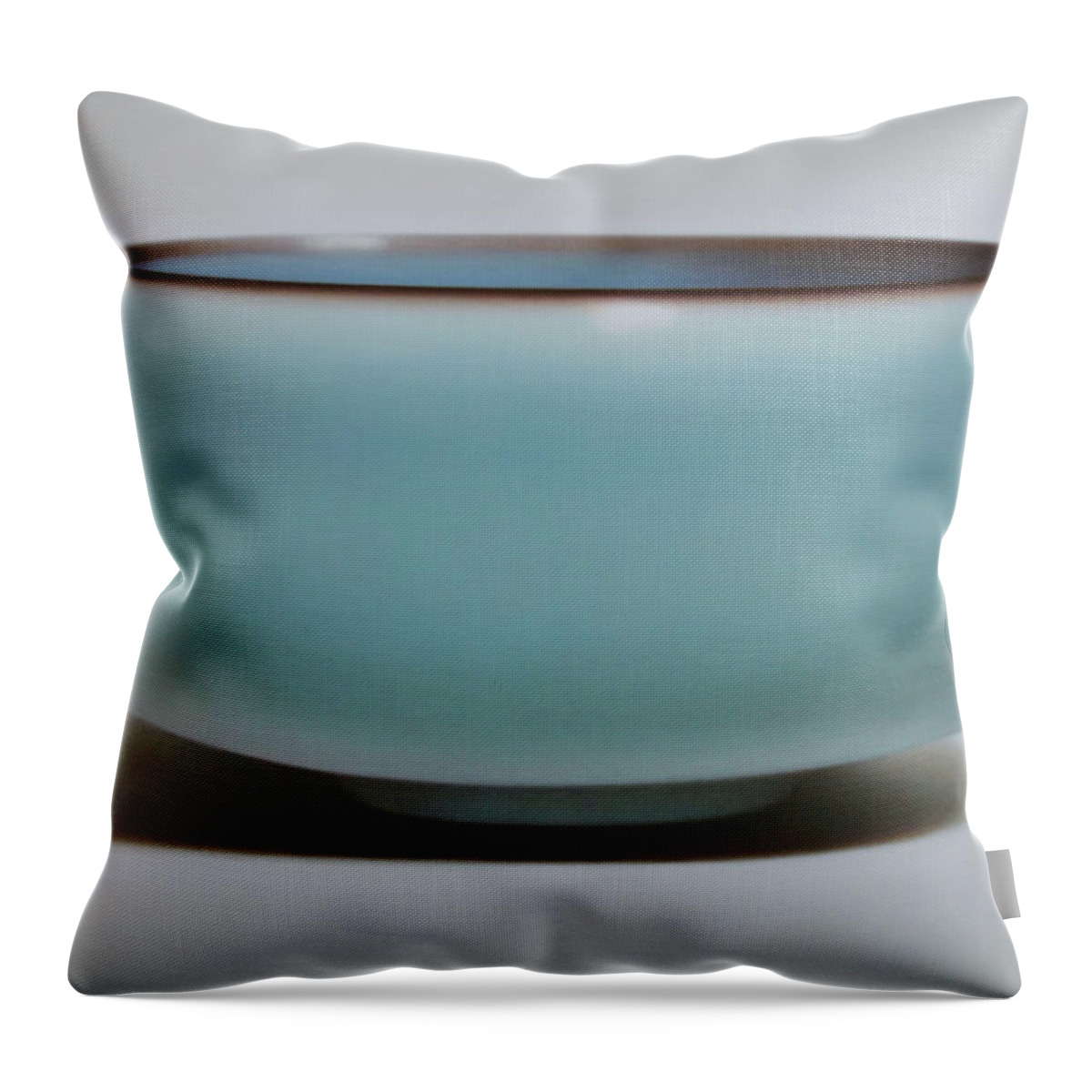 Still Life Throw Pillow featuring the painting Porcelain #3 by Zusheng Yu