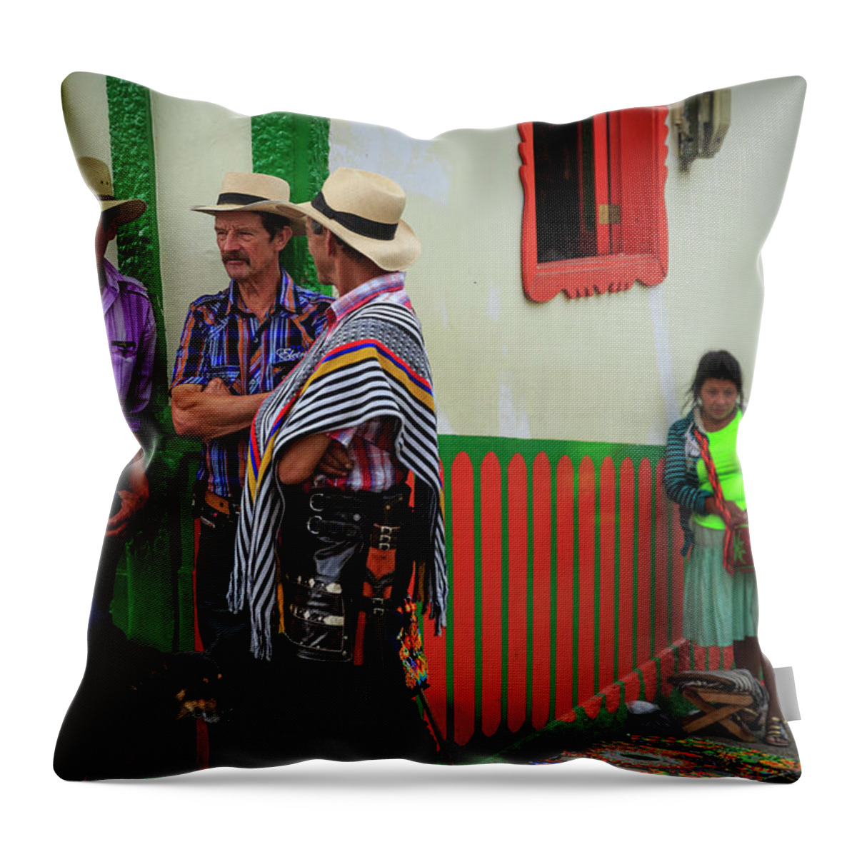 Salento Throw Pillow featuring the photograph Salento Quindio Colombia #2 by Tristan Quevilly