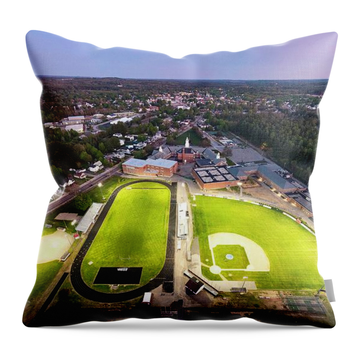  Throw Pillow featuring the photograph Spaulding #2 by John Gisis