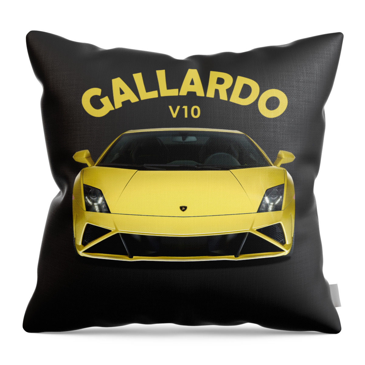 Lamborghini Gallardo Throw Pillow featuring the photograph The Gallardo #2 by Mark Rogan