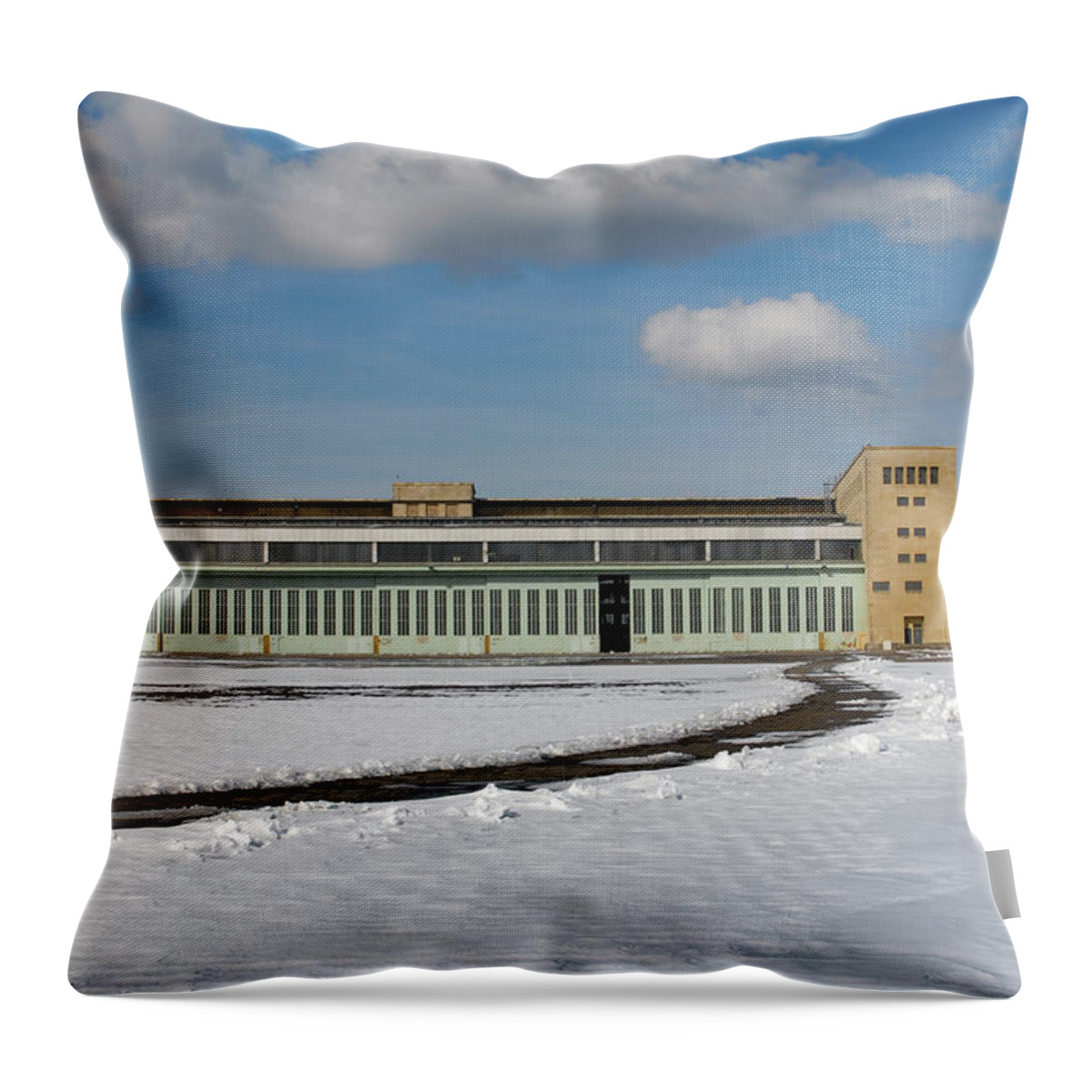 Architecture Throw Pillow featuring the photograph Berlin #3 by Eleni Kouri