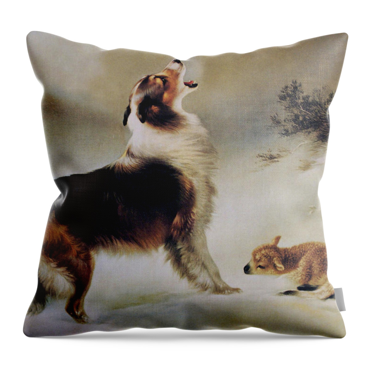 Found Throw Pillow featuring the digital art Found #3 by Albrecht Schenck