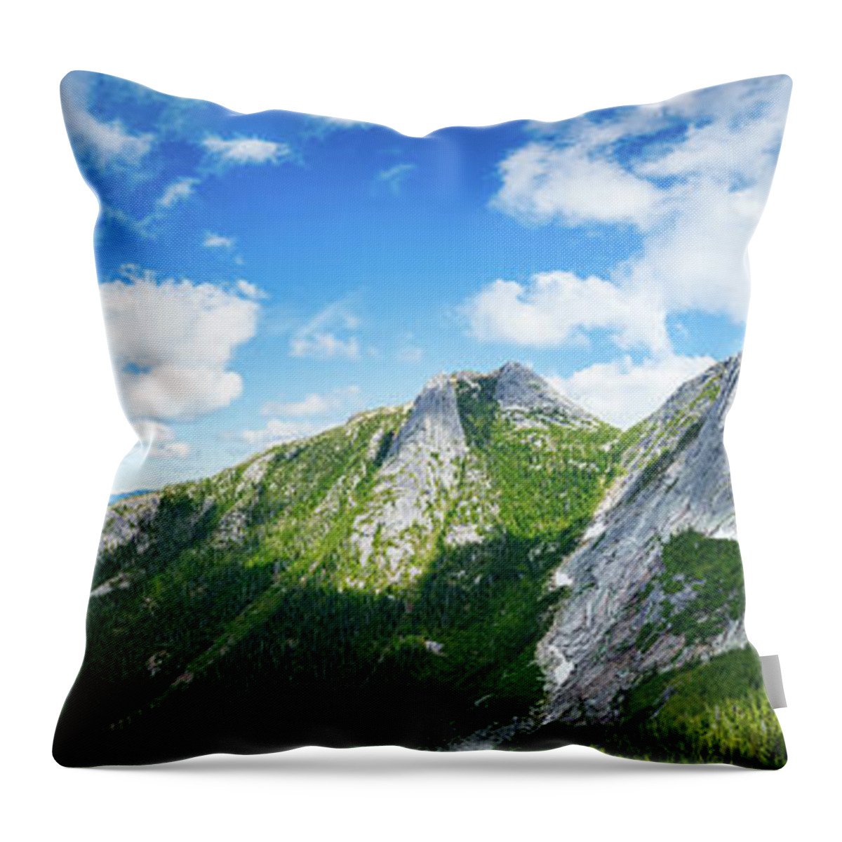Canada Throw Pillow featuring the photograph Mountain Landscape #3 by Rick Deacon