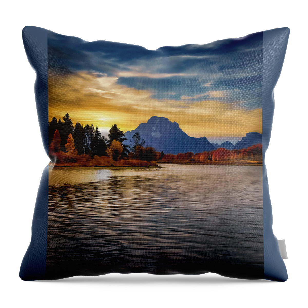 Grand Throw Pillow featuring the photograph Grand Teton National Park #36 by Brian Venghous