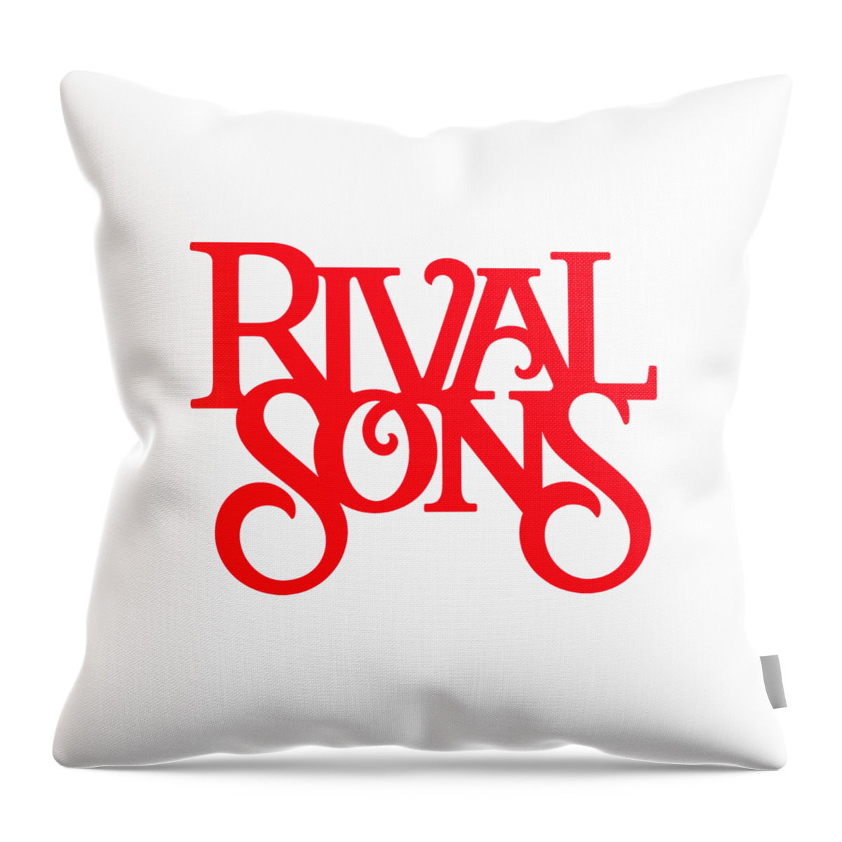 Rival Sons Throw Pillow featuring the digital art Rival Sons #4 by Jeslina Abc