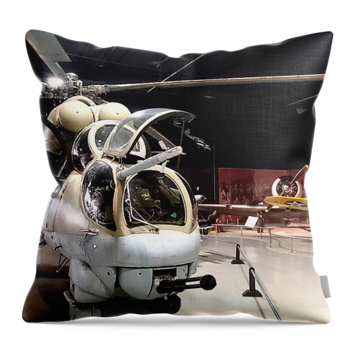 Southern Museum Of Flight Throw Pillow featuring the photograph Southern Museum of Flight #4 by Kenny Glover