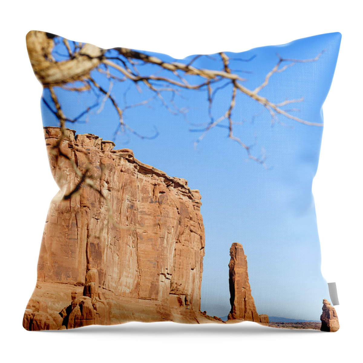Arches National Park Throw Pillow featuring the photograph Arches National Park #42 by Raul Rodriguez