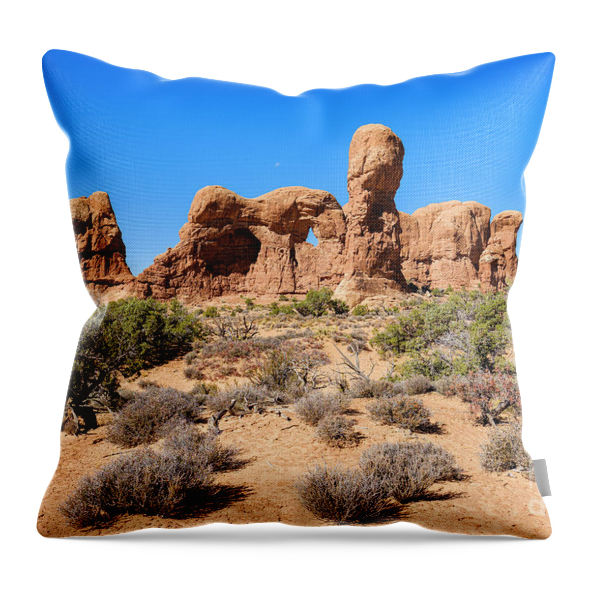 Arches National Park Throw Pillow featuring the photograph Arches National Park #45 by Raul Rodriguez