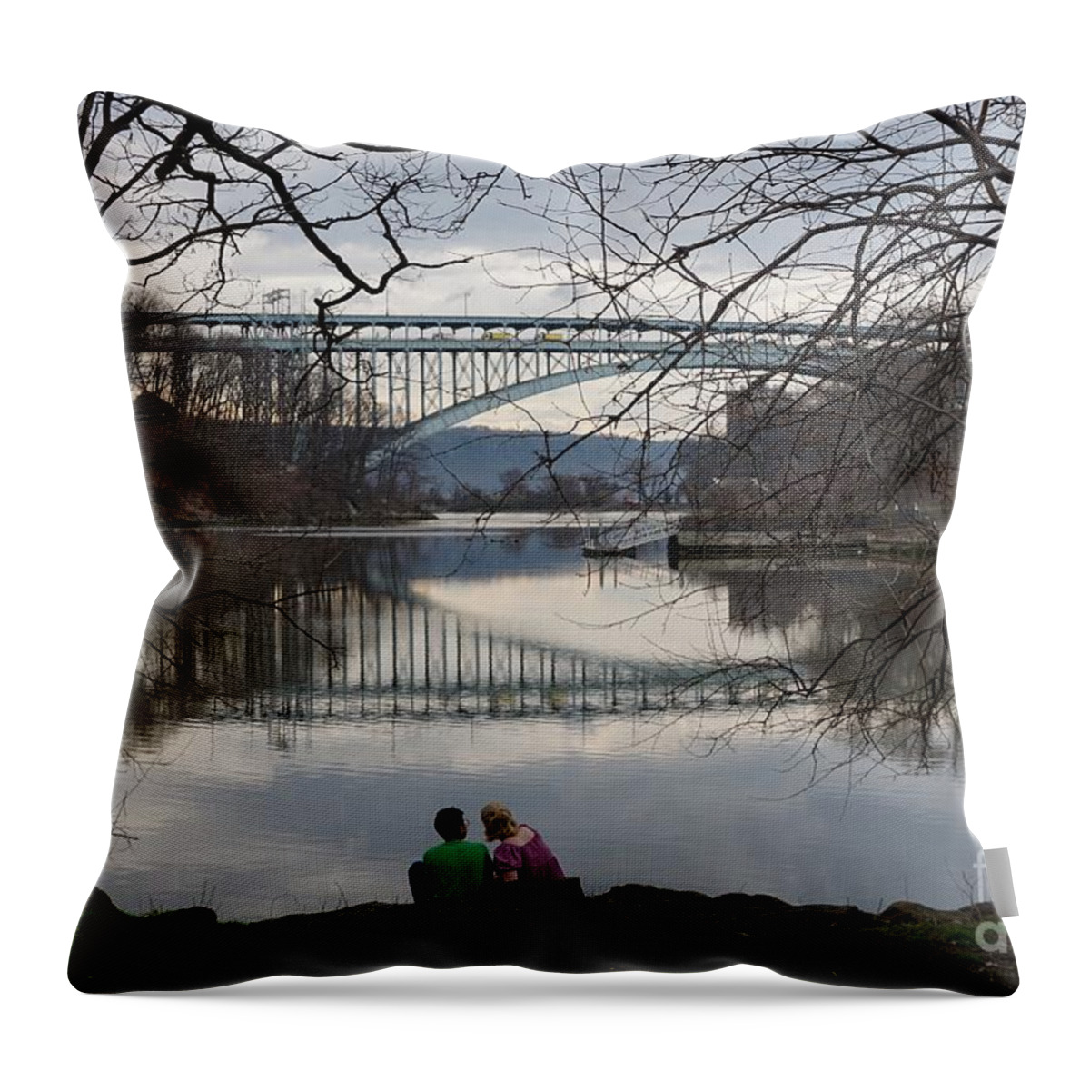 Inwood Hill Park Throw Pillow featuring the photograph Inwood Hill Park #5 by Cole Thompson