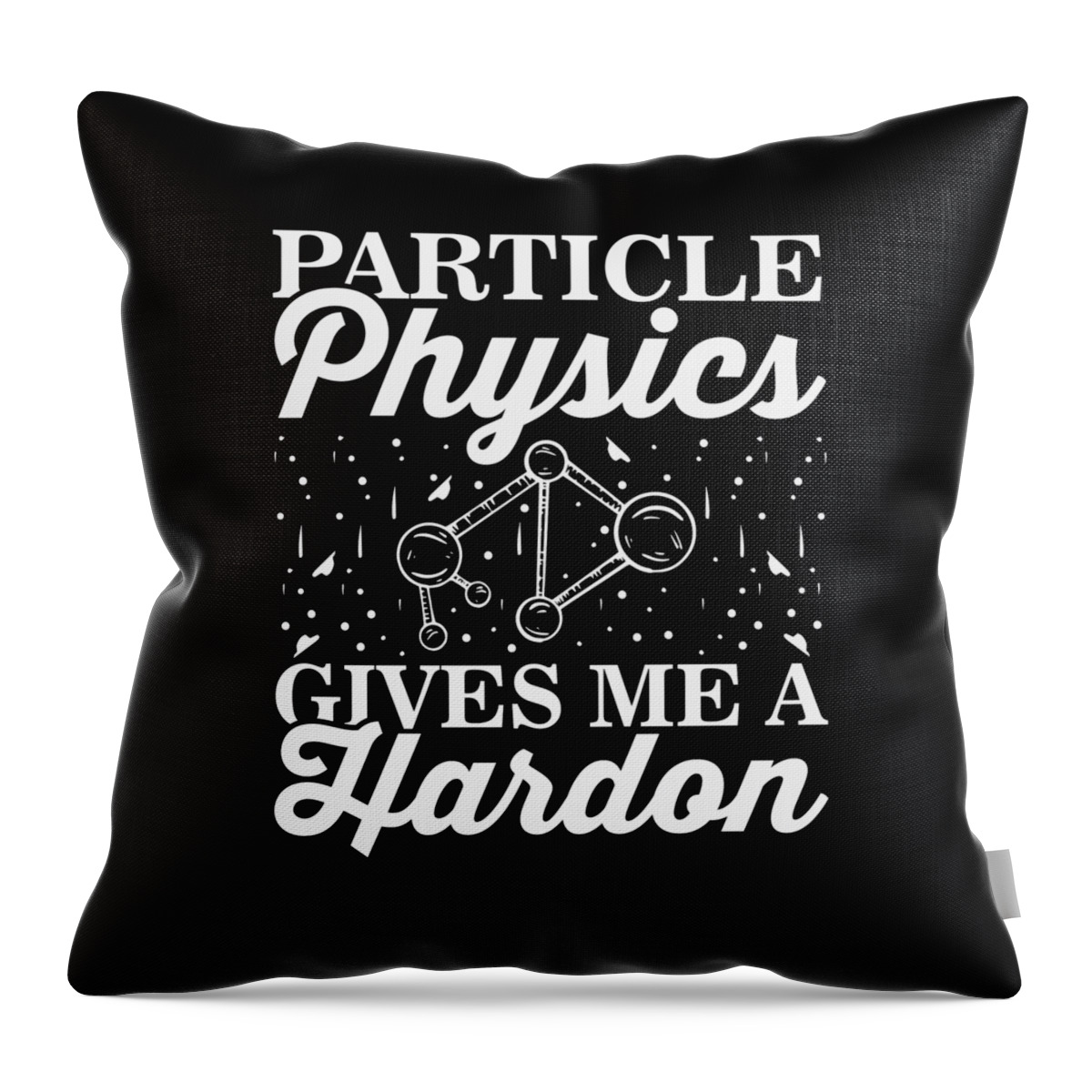 Physicist Throw Pillow featuring the digital art Physics Physicist #5 by Mercoat UG Haftungsbeschraenkt