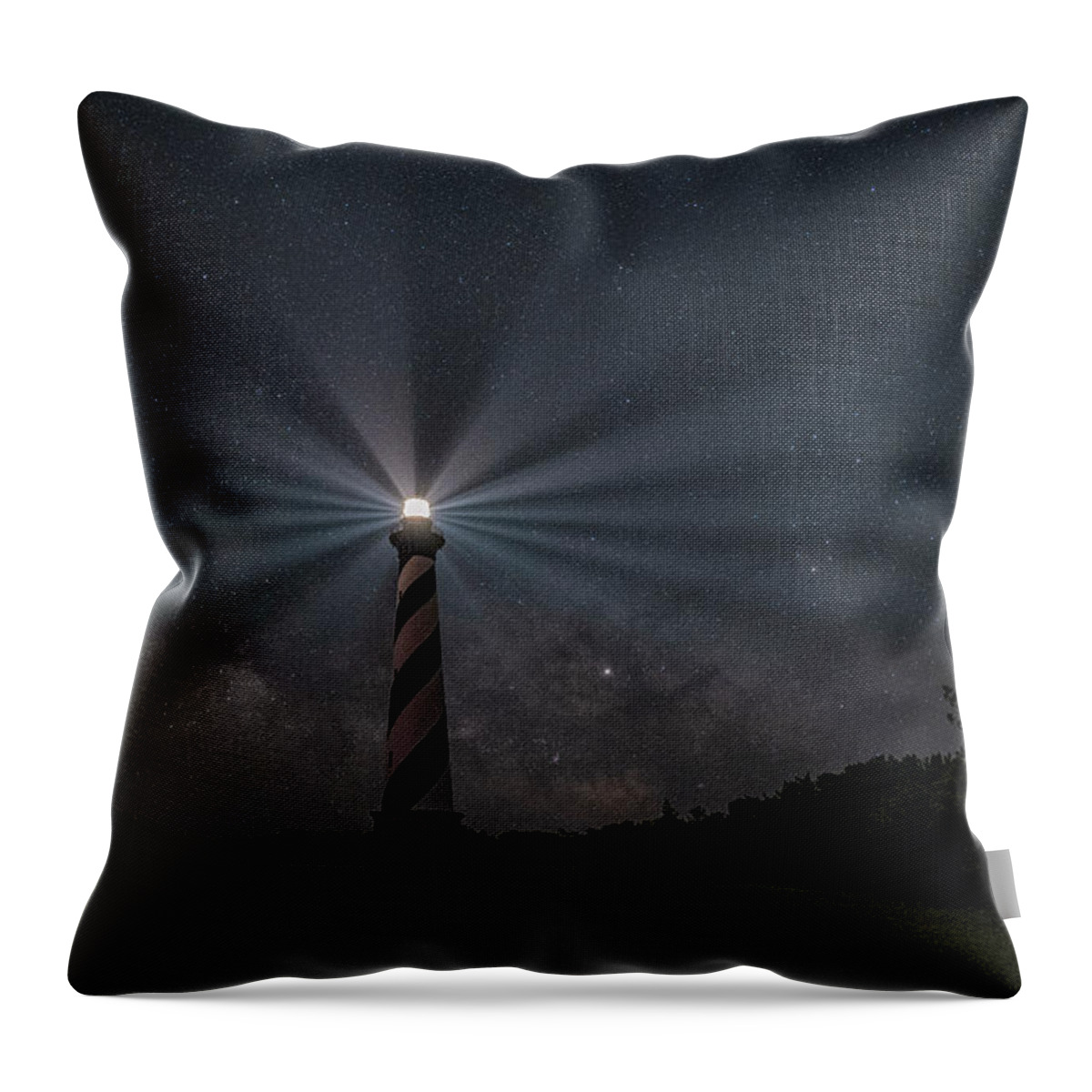 North Carolina Throw Pillow featuring the photograph See The Light #5 by Robert Fawcett