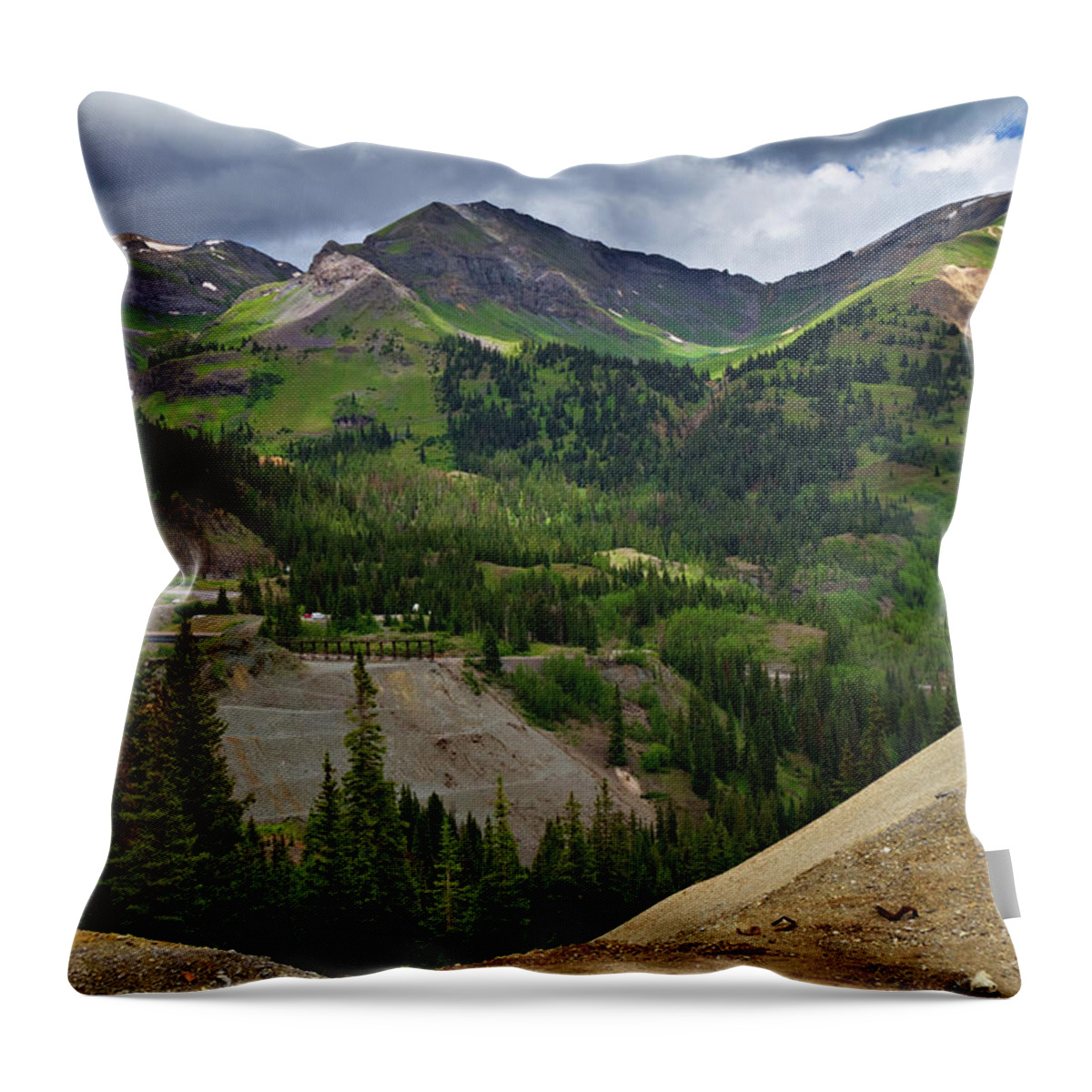 Colorado Throw Pillow featuring the photograph 550 View by Lana Trussell
