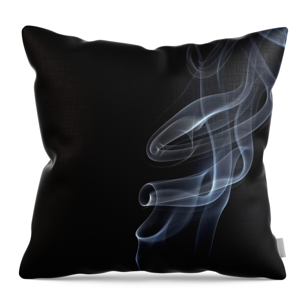Smoke Throw Pillow featuring the photograph Beauty in smoke #6 by Martin Smith