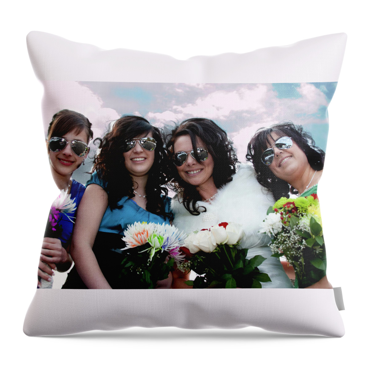 Wedding Throw Pillow featuring the photograph Wedding #6 by Daniel Martin