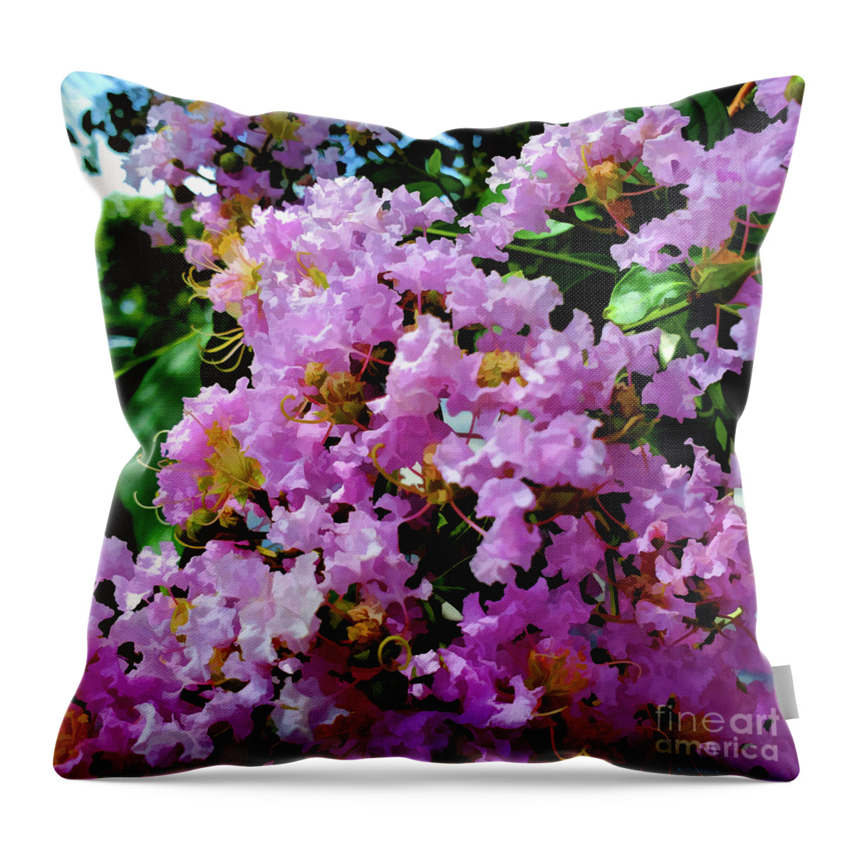 Gatlinburg Tennessee Throw Pillow featuring the photograph A Bunch of Beauty by Roberta Byram