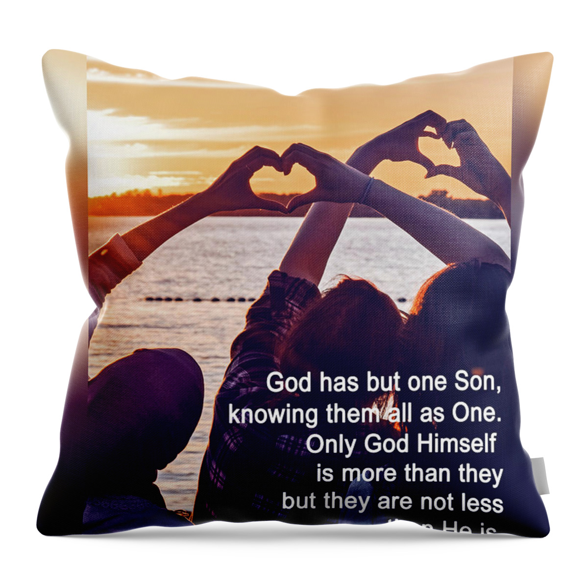 Acim Throw Pillow featuring the digital art A Course In Miracles 10 by John Vincent Palozzi