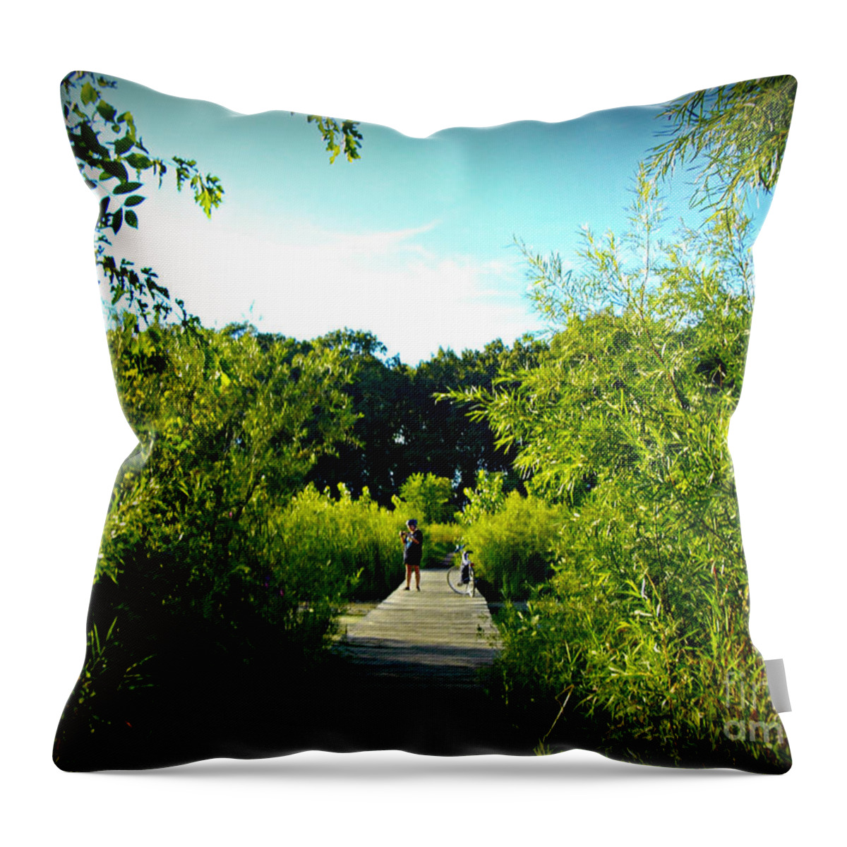 Nature Throw Pillow featuring the photograph A Picture Of Nature by Frank J Casella