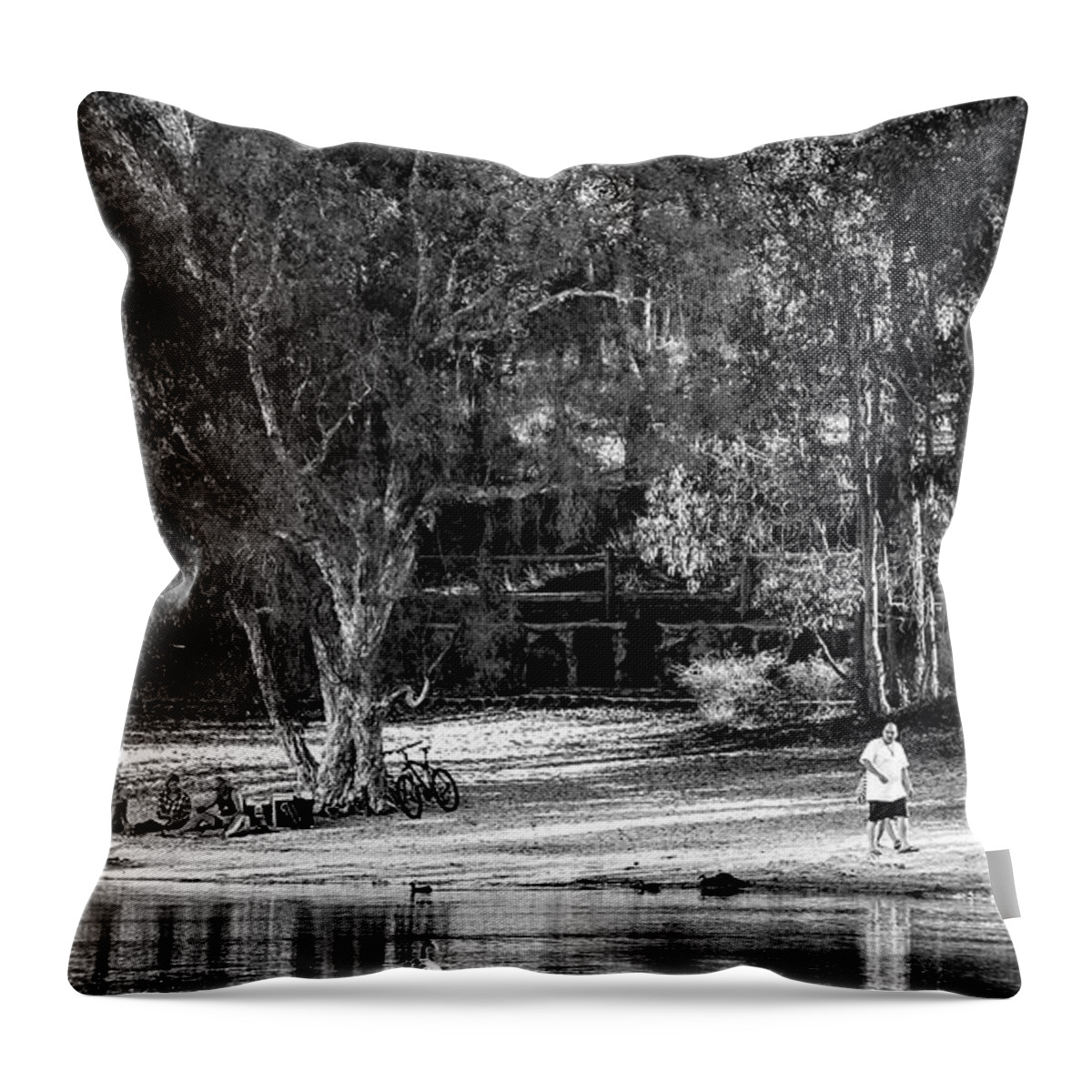 Boat Throw Pillow featuring the photograph A time forgotten by Jeremy Holton