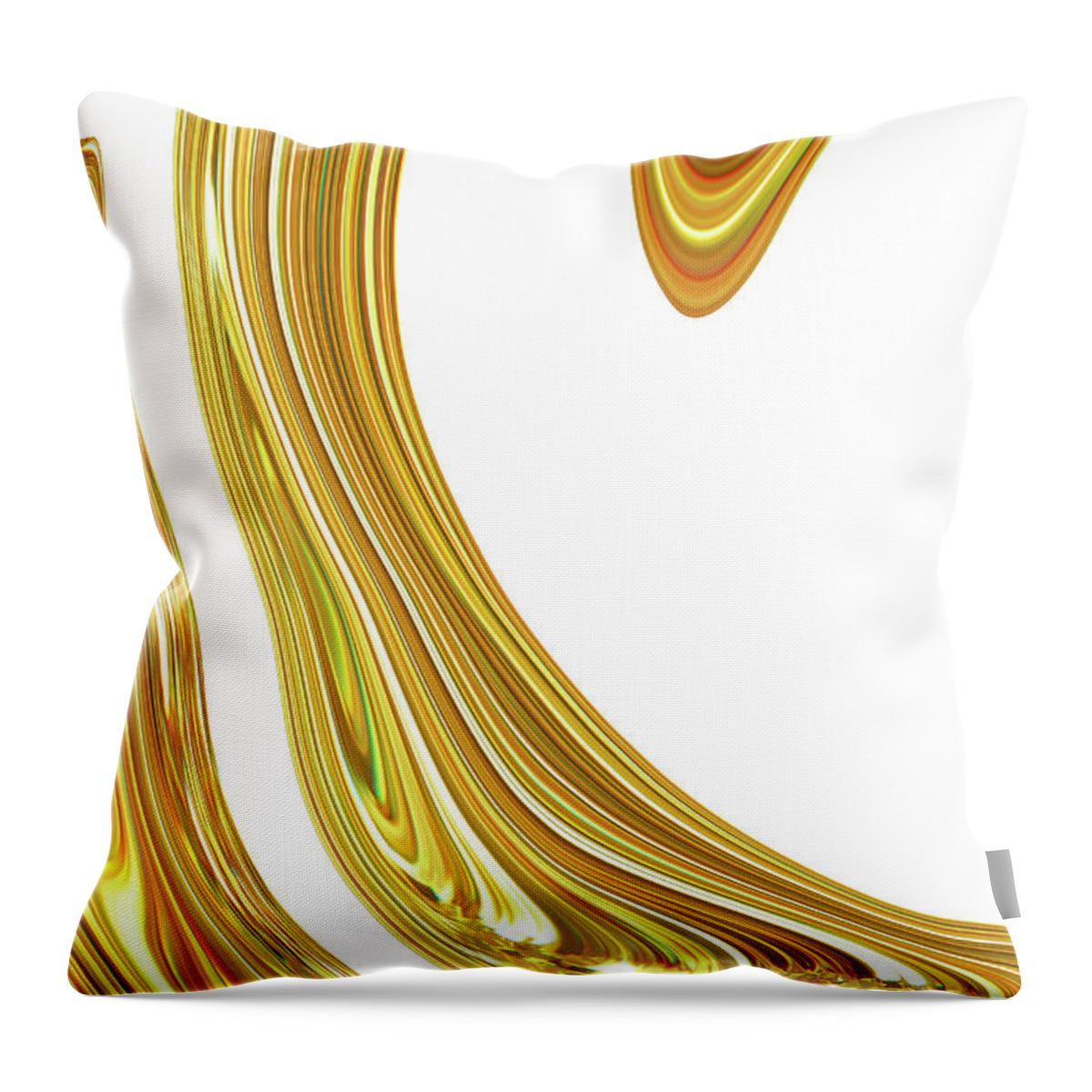 Abstract Throw Pillow featuring the photograph Abstract Of Flowing Movement by Severija Kirilovaite