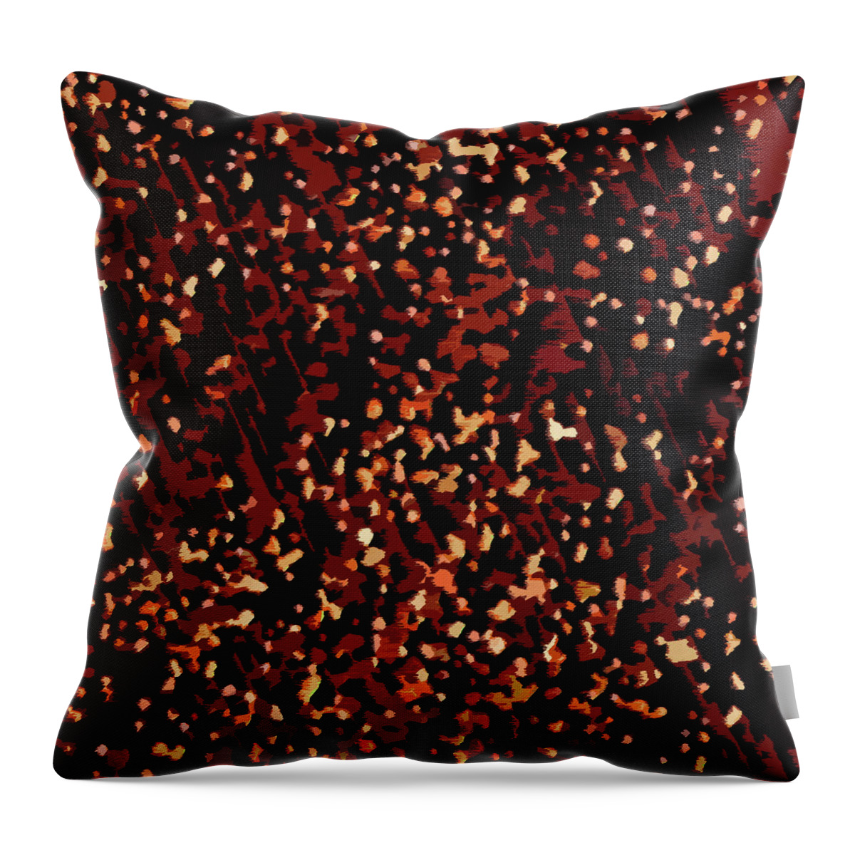 Abstract Throw Pillow featuring the digital art Abstract Print by Sand And Chi