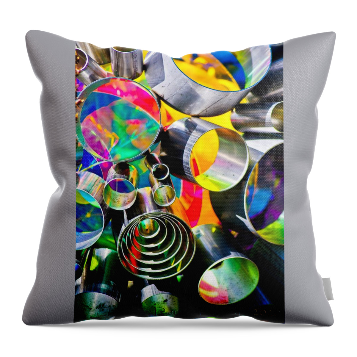  Throw Pillow featuring the photograph Abstract by Stephen Dorton