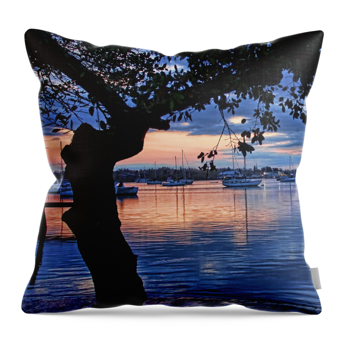 Florida Sunrise Throw Pillow featuring the photograph All Is Calm by HH Photography of Florida