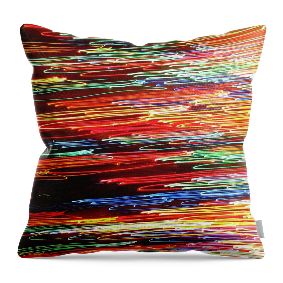 Abstract Throw Pillow featuring the photograph All Shaken Up by Rick Locke - Out of the Corner of My Eye