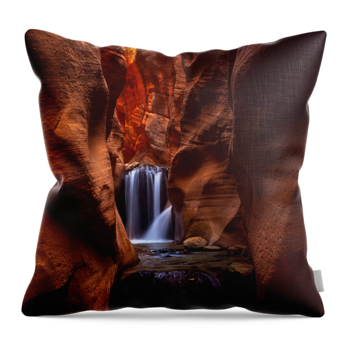 Canyon Throw Pillow featuring the photograph Allure by Ryan Smith