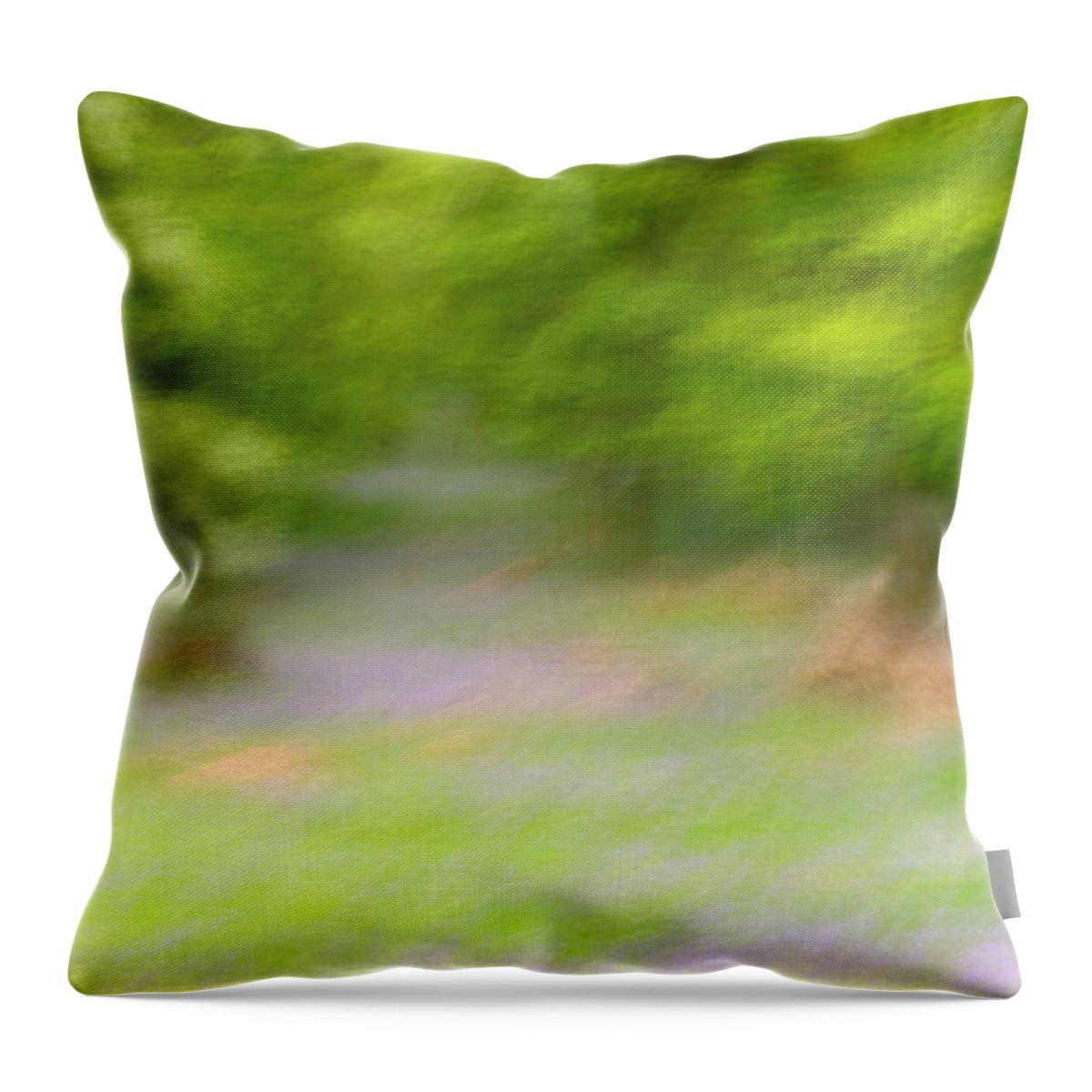 Woods Throw Pillow featuring the photograph Always Moving by Stephen Taylor